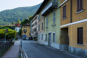 The village of Onno, a small settlement on the shore of Lake Como