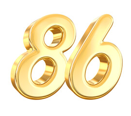 Gold Number 86