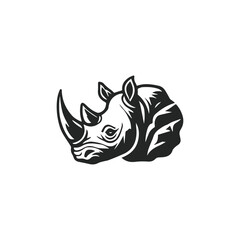 Modern rhino stone logo