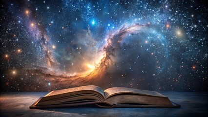 Ancient Book Unveiling Cosmic Wonders A Galaxy of Knowledge