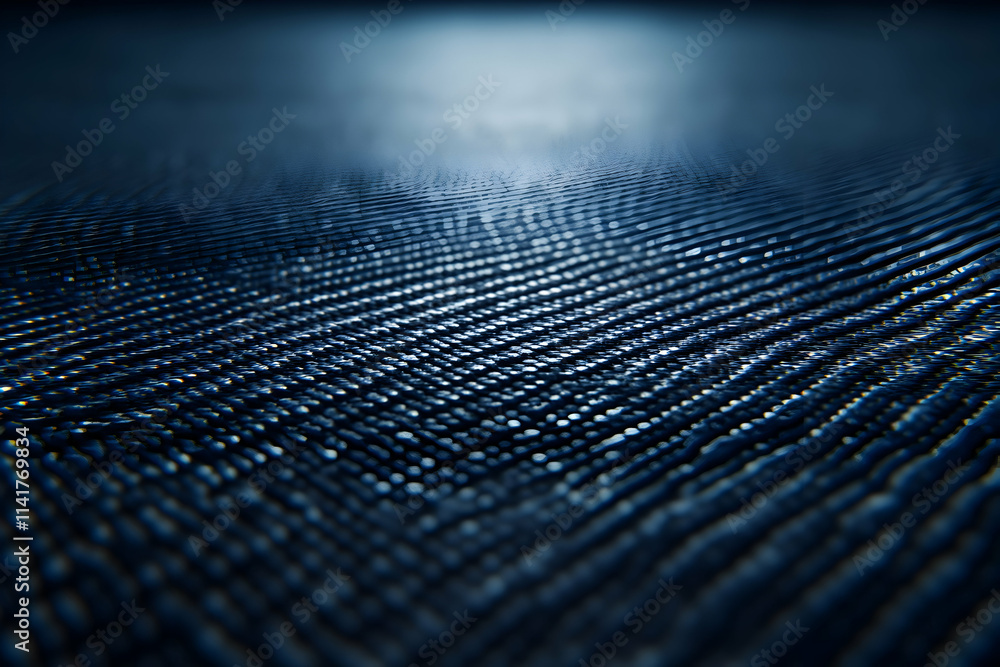 Poster abstract dark blue textured surface with light.