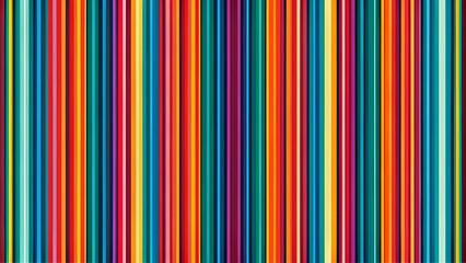 Vibrant Vertical Stripes Pattern of Multicolored Hues Ideal for Textile Design and Website Backgrounds