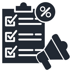 Marketing plan icon