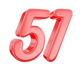 Red Number 51