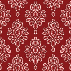 pattern flowerdamask ethnic boho American ikat texture tribal geometric background mandalas