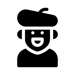 Creativity glyph icon