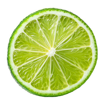 sliced lime fruit, AI generated