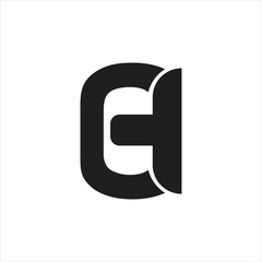 Initial Ch letters logo modern unique simple logo design idea