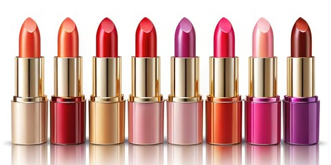 Obraz premium Lipstick Variety - Rule of Thirds Composition