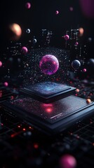 A profile creation form interface, interactive sliders and inputs, vibrant aesthetics, professional theme