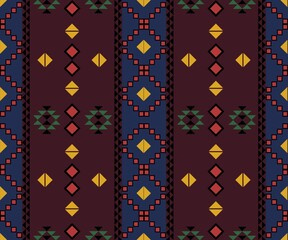 native pattern native pattern Designed for native style geometric shape background fabric carpet ikat tribal batik vector illustration pattern