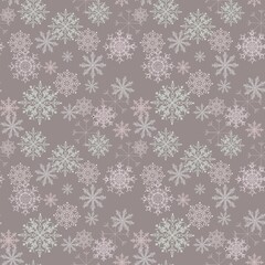 new year Christmas winter snow seamless  texture or background in mocha moose colors
