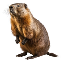 Fototapeta premium PNG Beaver wildlife animal mammal.