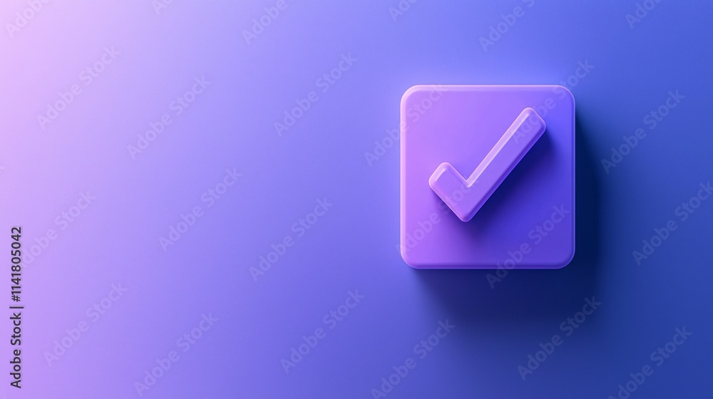 Poster an elegant confirmation screen for application submission, featuring a vibrant checkmark icon, subtl
