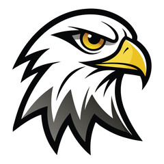 eagle head vector illustration