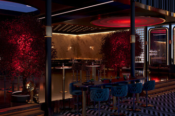 Vip nightclub bar pub skyroof skybar