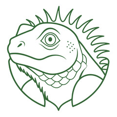 illustration of a cartoon crocodile