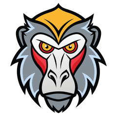 Fototapeta premium wolf head mascot