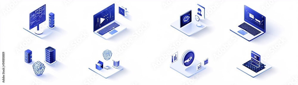 Poster register + process + online, global network design, seamless digital workflow, futuristic themes