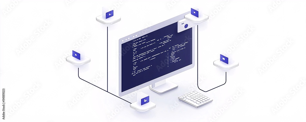 Poster register + process + verification, high-tech ai interface verifying credentials, digital text overla