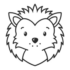 illustration of a hedgehog