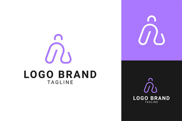 Shopping bag logo template