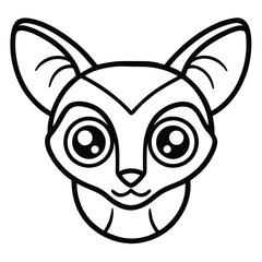 animal head logo vector illustration