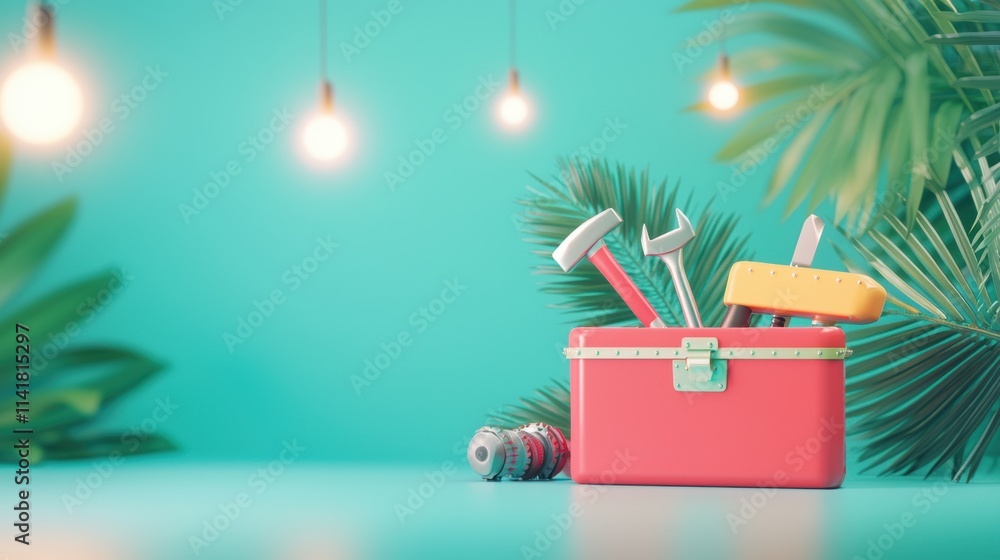 Poster a toolbox filled with tools representing various skills and expertise, highlighting the importance o