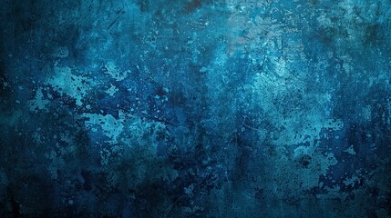 A textured blue abstract background with varying shades and patterns.