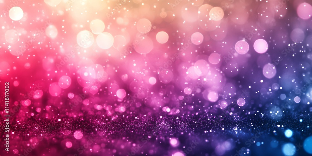 Aufkleber pink magenta blue purple abstract color gradient background grainy texture effect web banner header 