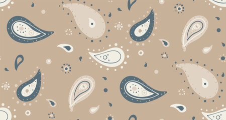 Decorative rug, feminine pattern. Trend sketching on calm seamless. East old-fashioned to curled curly.