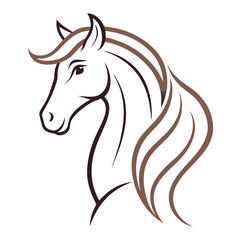 horse head silhouette