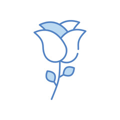 Rose vector icon