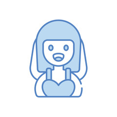 Bride vector icon