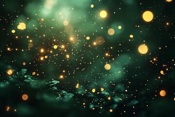 Bokeh abstract texture. Colorful. Defocused background. Blurred bright light. Circular points