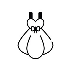 Wedding Dress vector icon