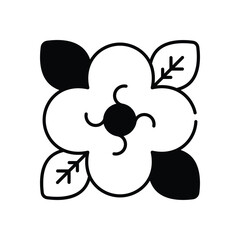Flower Petals vector icon