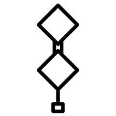 Stop Signal Road Line Icon