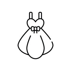 Wedding Dress vector icon