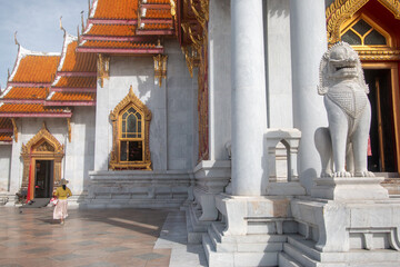 Wat Benchamabophit Dusitvanaram is a Buddhist temple in Dusit District of Bangkok, Thailand. Also known as the Marble Temple, it is one of Bangkok's best-known temples and a major tourist attraction