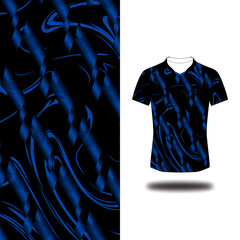 dark blue pattern fabric design