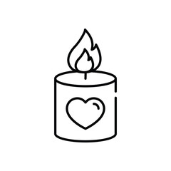 Unity Candle vector icon