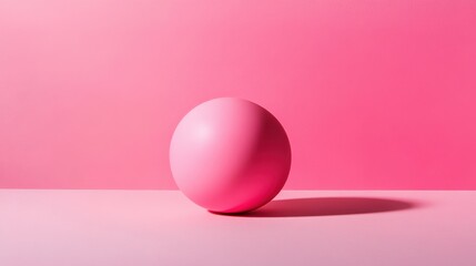 a pink egg sitting on top of a pink surface