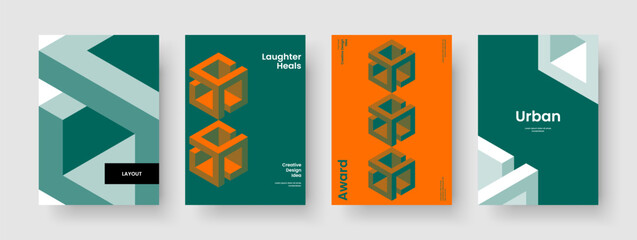 Obraz premium Creative Book Cover Layout. Abstract Flyer Design. Geometric Background Template. Banner. Brochure. Report. Poster. Business Presentation. Handbill. Advertising. Newsletter. Leaflet. Pamphlet