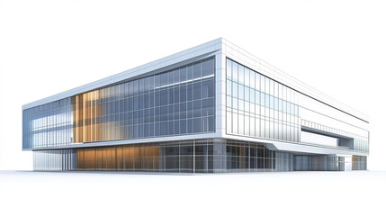 sleek modern university building with contemporary architecture and large windows