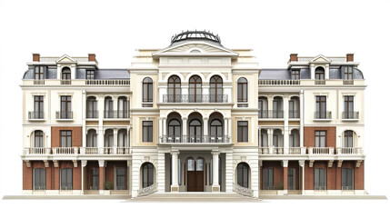 Obraz premium Luxurious boarding school building with grand architecture and sophistication