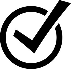  Tick icon  or Check symbol .Vector
