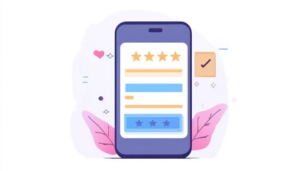 Smartphone Feedback Form Interface Design