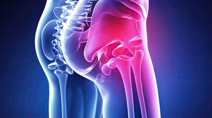 Hip fracture repair treatment diagram