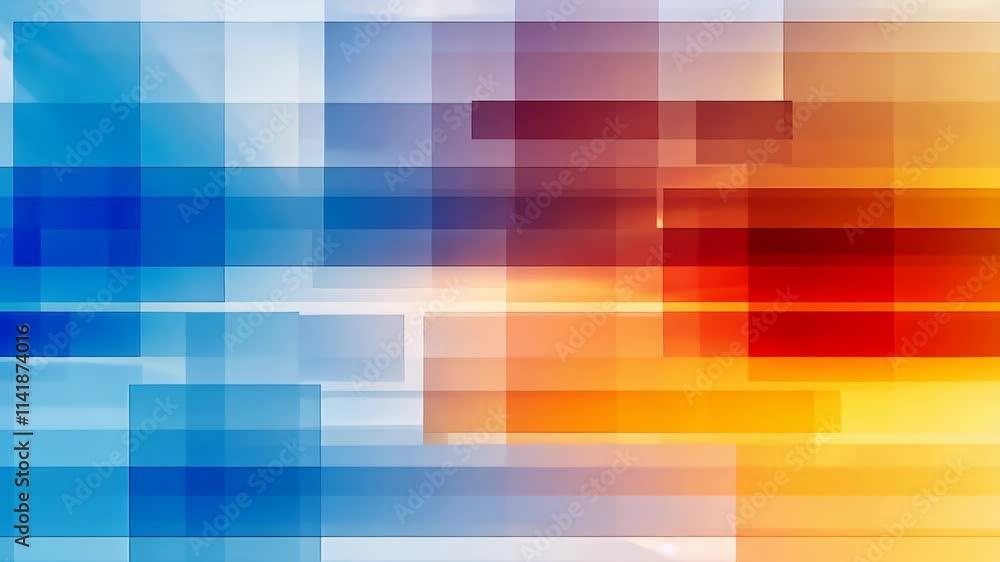 Poster abstract colorful background with geometric shapes and vibrant gradient patterns